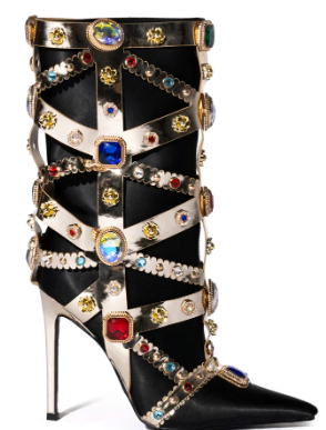 Royal Cup Stiletto Boots