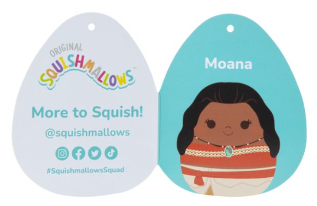 Disney's Moana & Pua Gift Bundle Squishmallow 6.5in