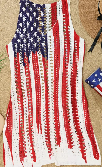 4th of July Swimsuit Cover-up Dress
