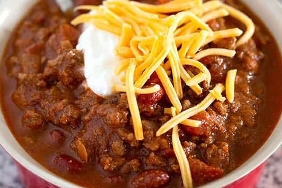 Sweet Traditional Chili Soup Bowl