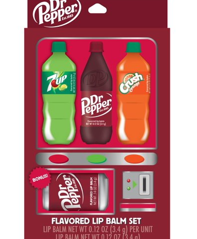 Dr. Pepper Soda Lip Balm Set