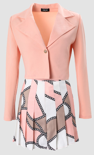 Pink Lady Skirt Suit