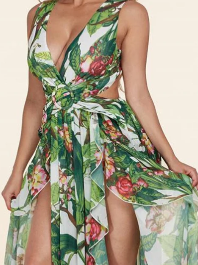 Moda Tropical Maxi Dress