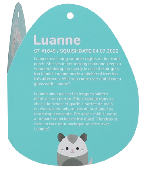 Luanne the Possom Squishmallow 7.5in