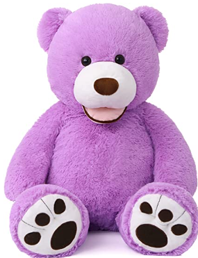Huggable Cotton Candy Stuffed Bear 3.5ft