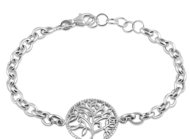 Tree of Life Sterling Silver Bracelet 925